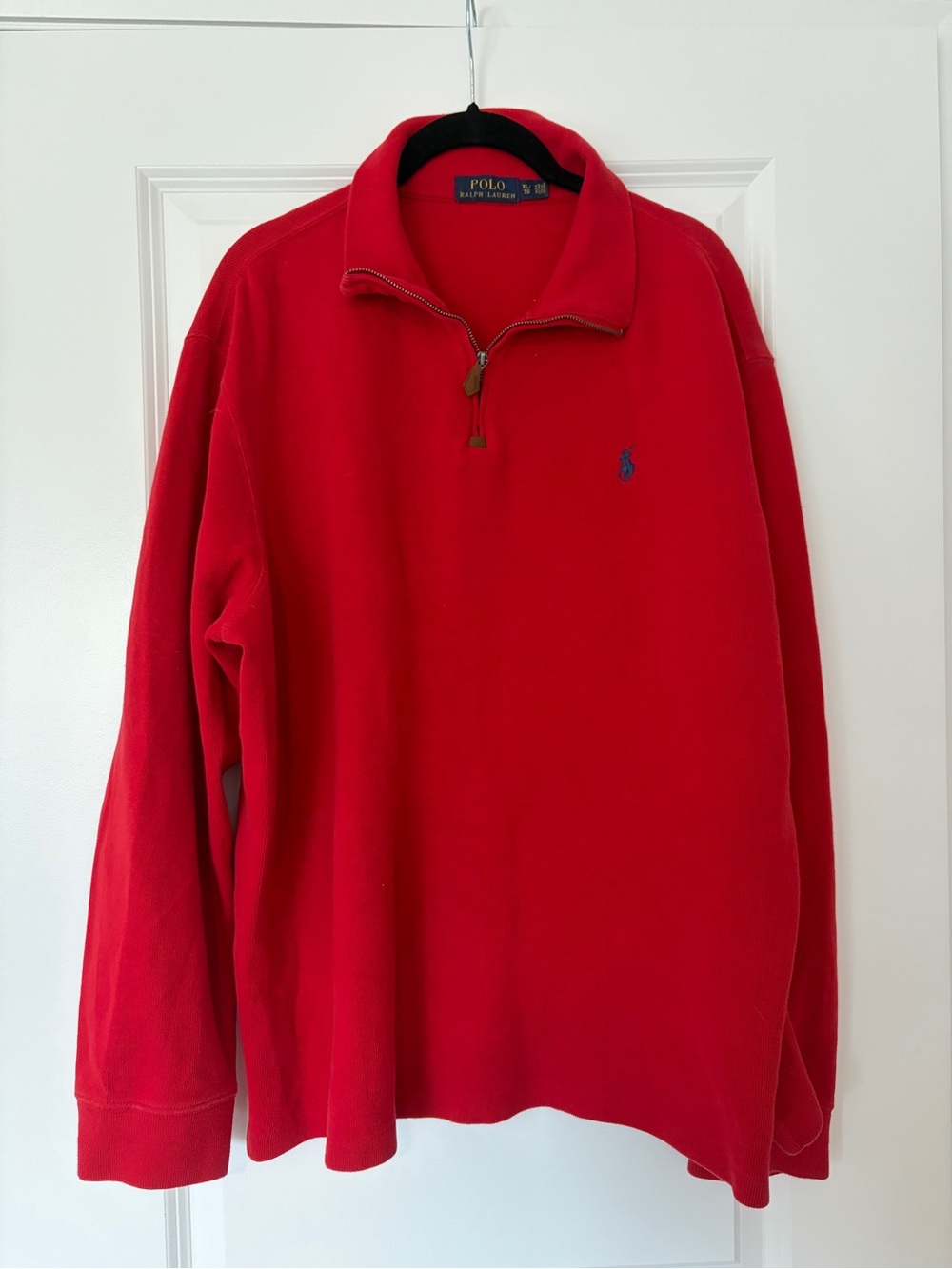 Polo by Ralph Lauren vintage Red Quarter-Zip Pullover